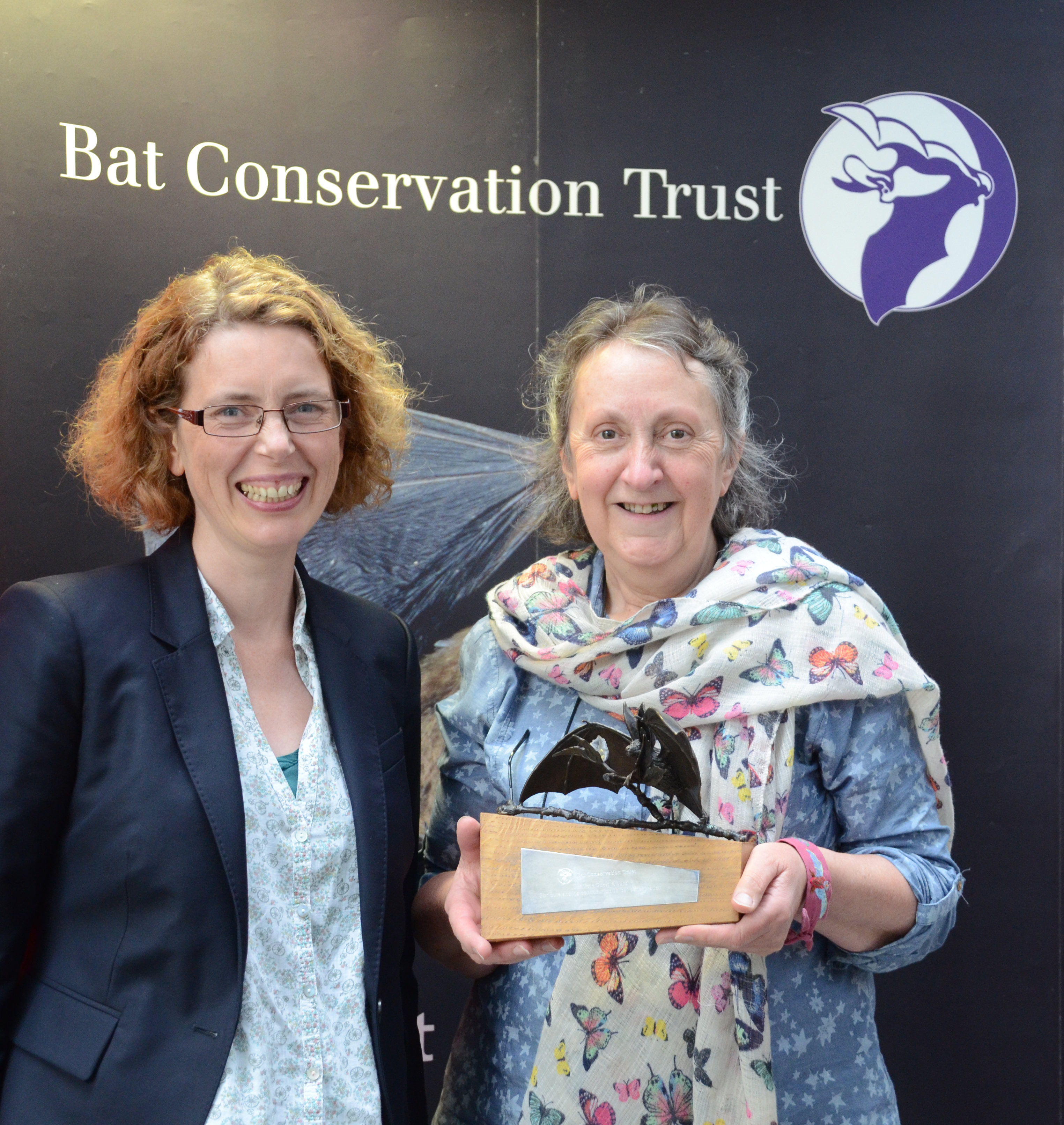 West Yorkshire bat worker, Maggie Brown, is honoured for her outstanding voluntary contribution to bat conservation.